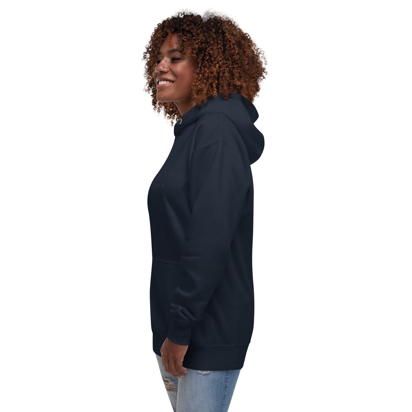 Growthline Hoodie - Left Placement image 23: Team Royal version, size L with front view, left-side angle of the Growth range.