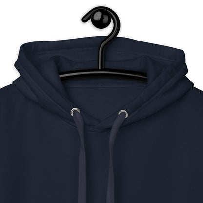 Sweet Minimal Hoodie - Left Placement by R.A. Apparel, image 11, product view, Navy Blazer, size 2XL, left placement.