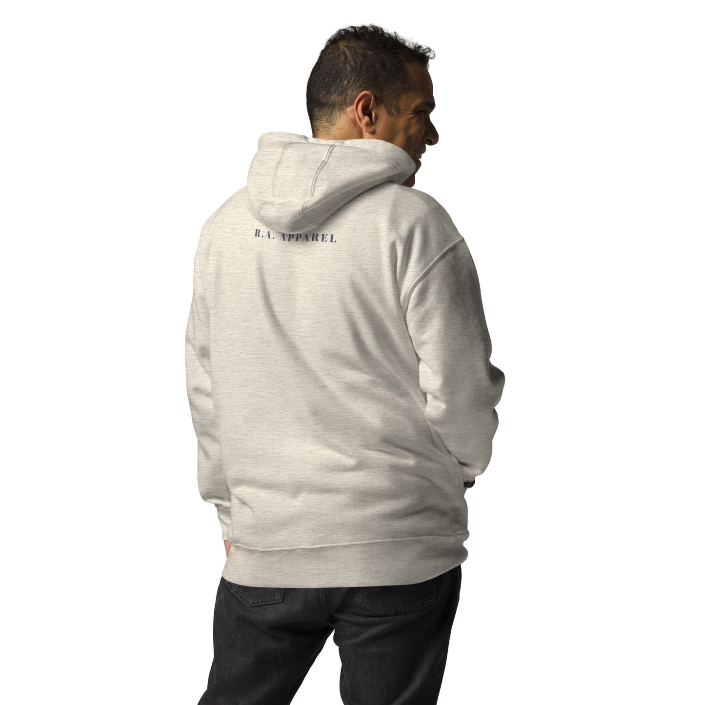 Twin Signal Hoodie - Left Placement image 44: Adobe version, size XL with back view of the Gemini range.