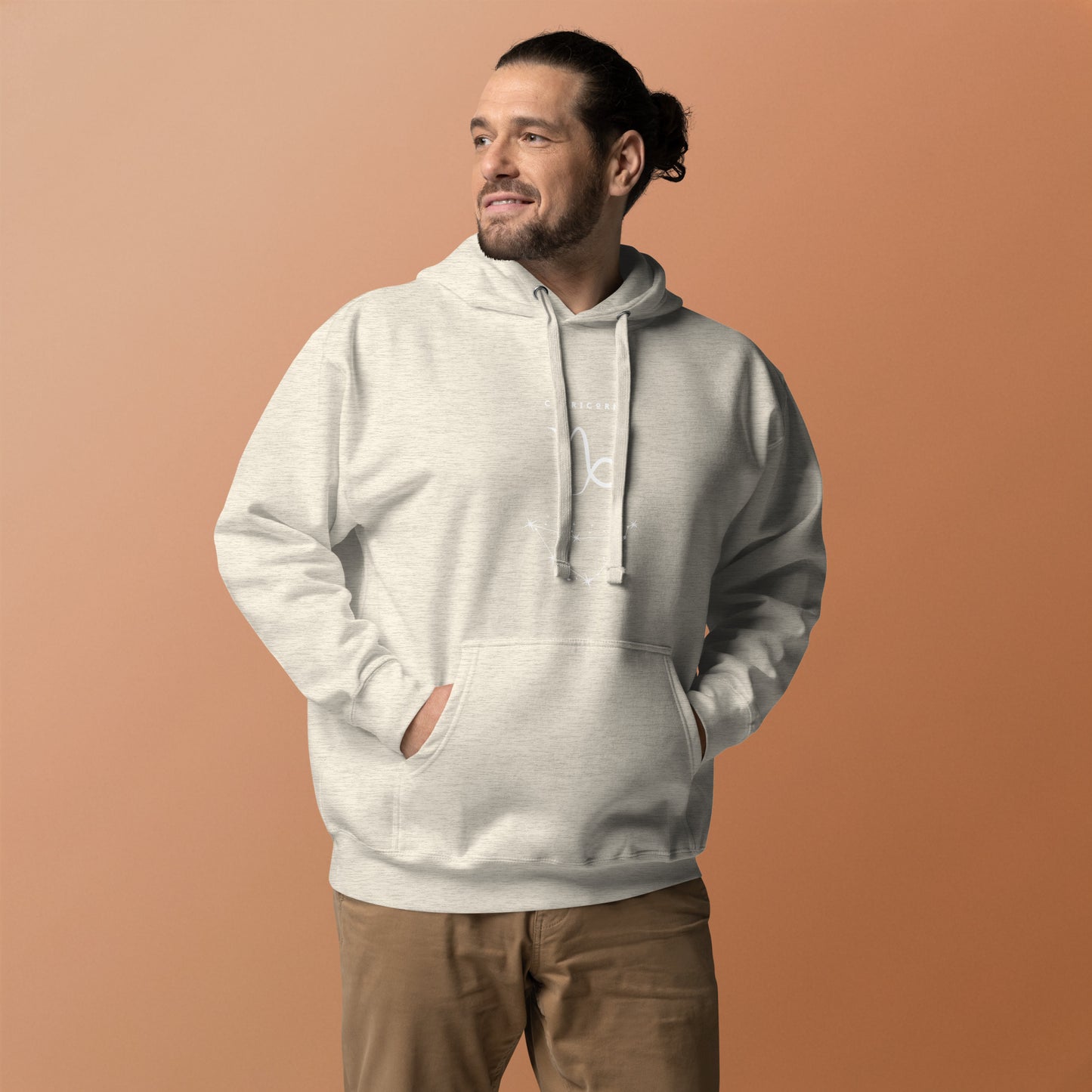 Montaire Hoodie by R.A. Apparel, image 60, front view, Dusty Rose, size 2XL, design placement.
