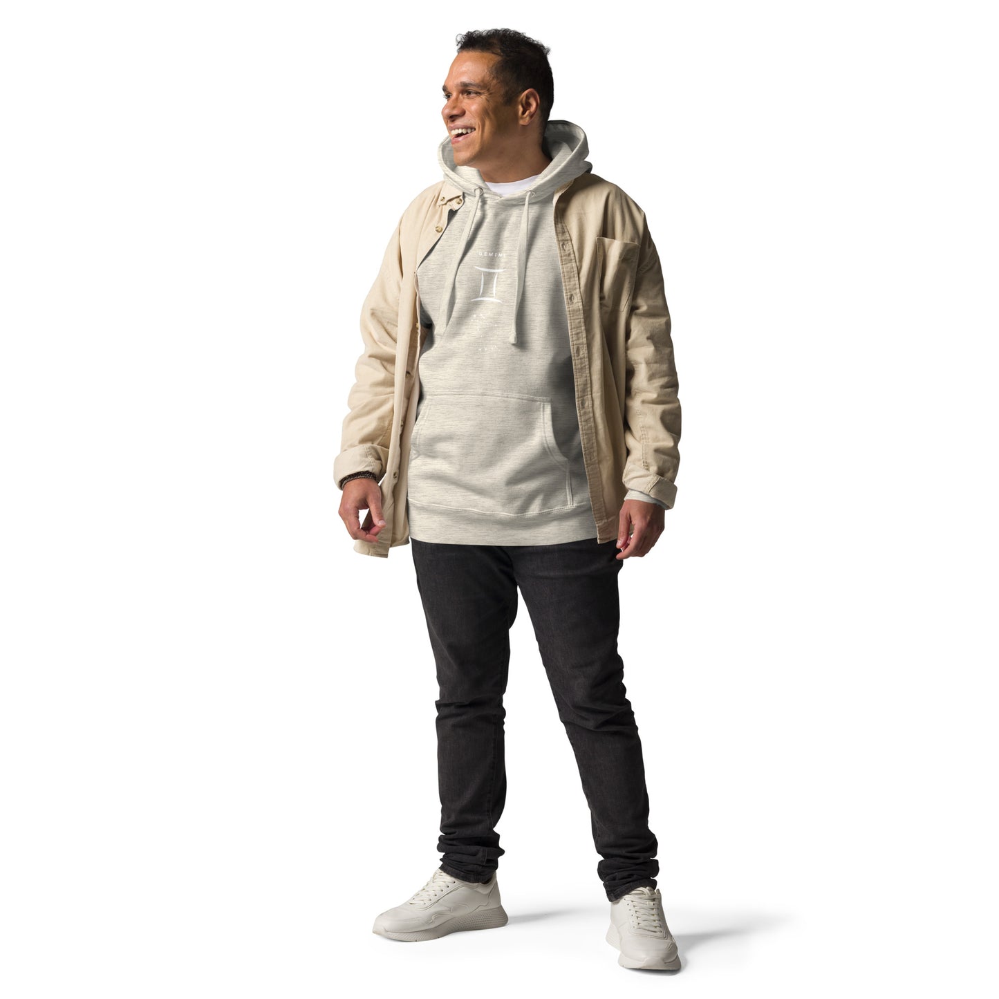 Twin Signal Hoodie - Left Placement product image 43 in Adobe, size L, with front view and left placement.