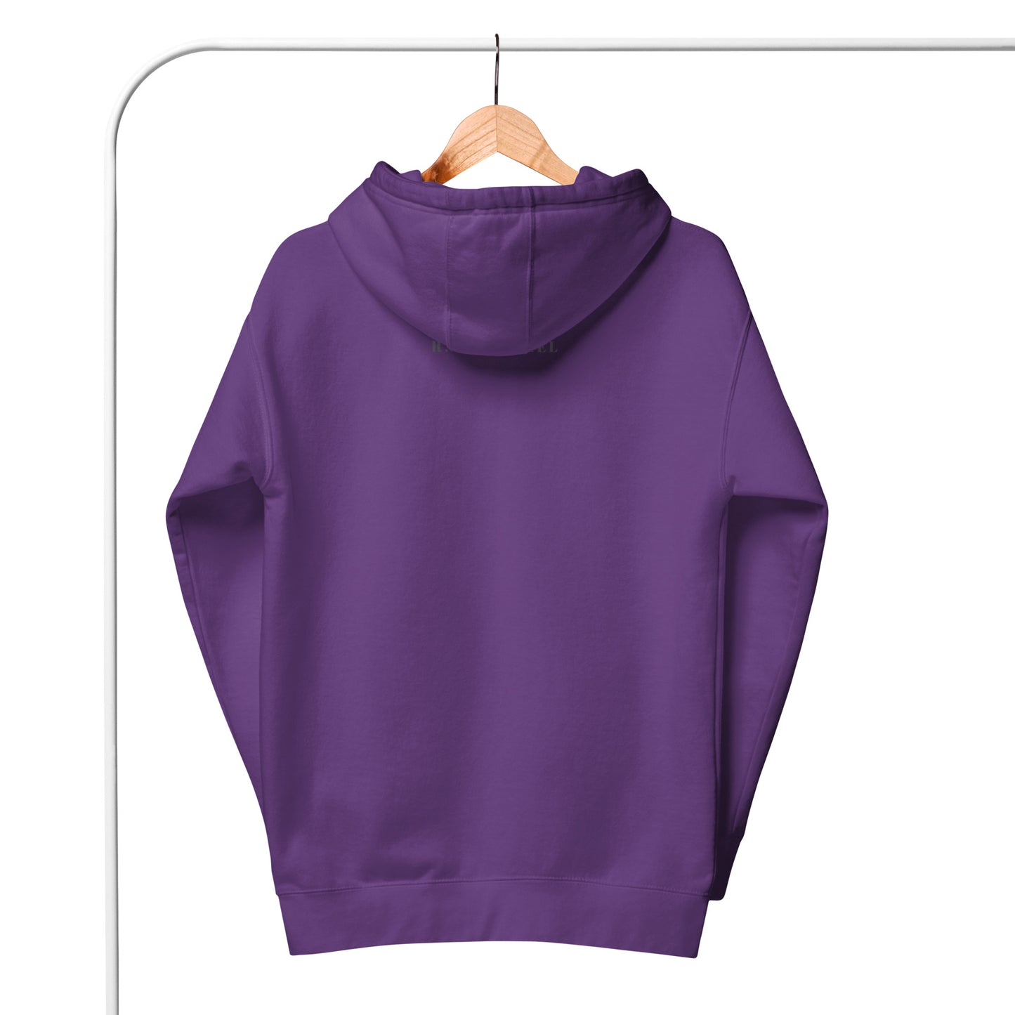 Farewell Bloom Hoodie - Left Placement image 17: Maroon version, size 2XL with back view of the Until We Meet Again range.