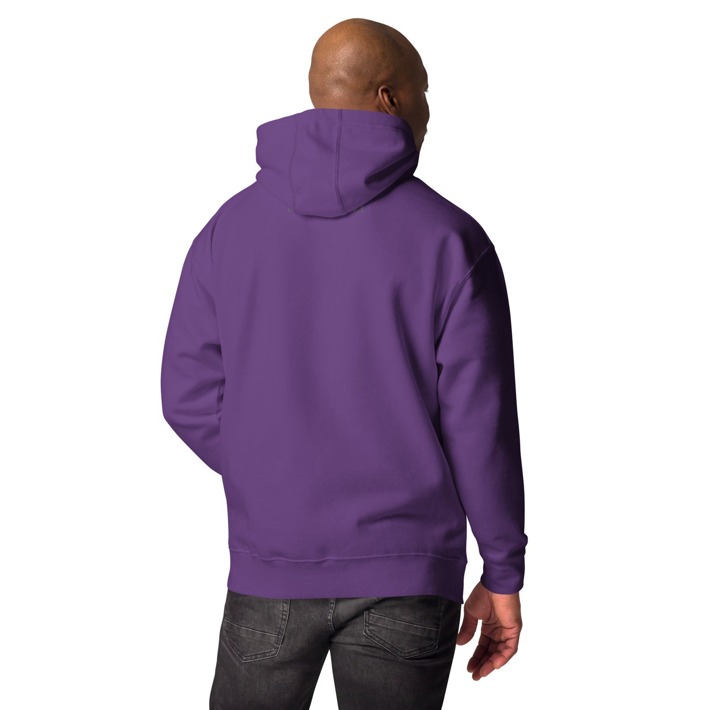 Image 20 of Vintage Black Little Haunts Hoodie - Left Placement, size XL, with Ghosties 1 artwork visible in back view.