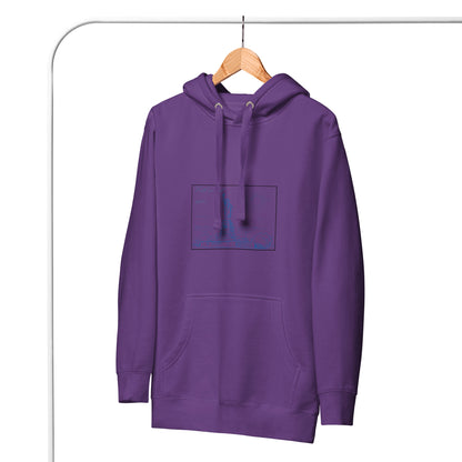 Farewell Bloom Hoodie - Left Placement image 16 in Maroon, size XL, showing front view for the Until We Meet Again design.