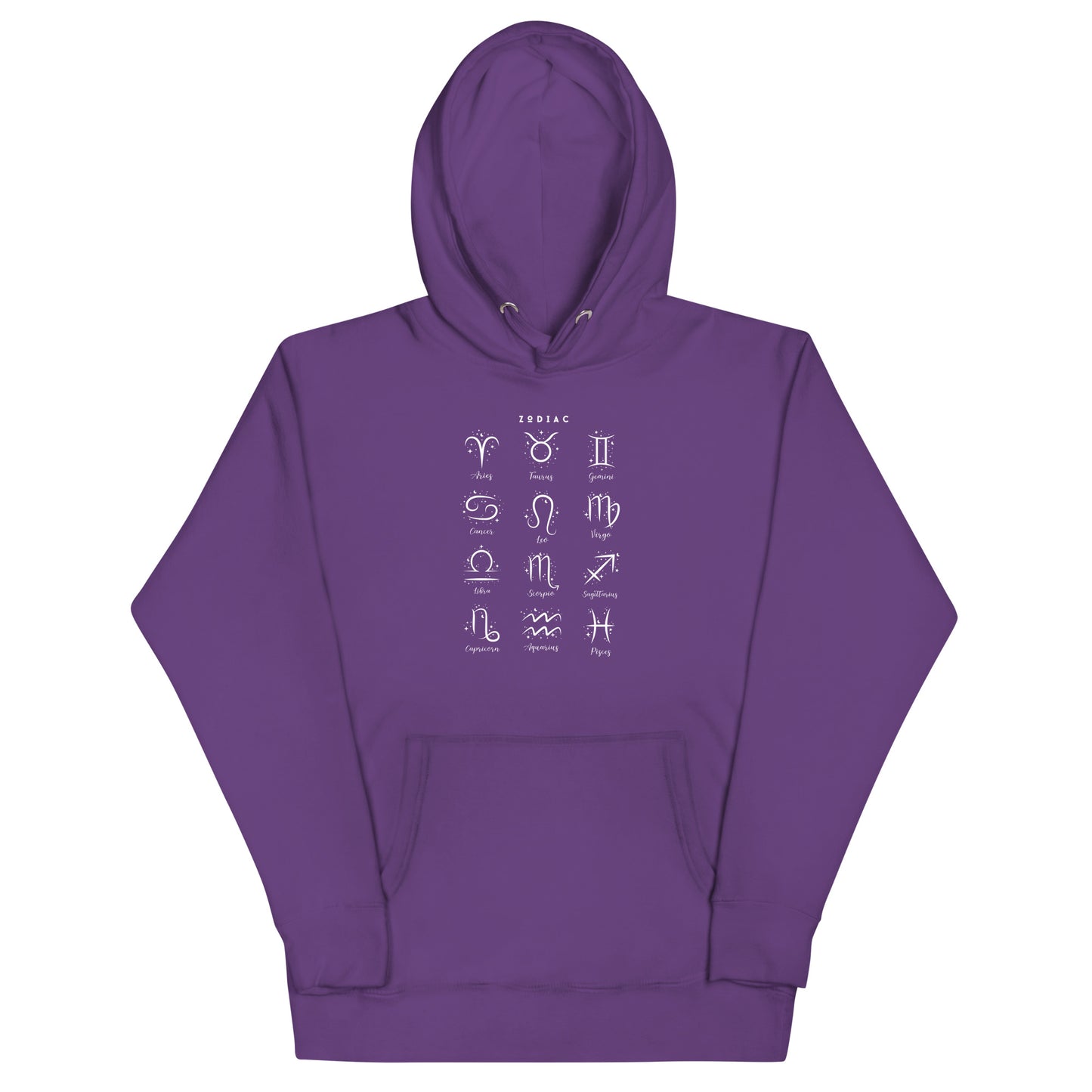 Astral Circle Hoodie - Left Placement by R.A. Apparel, image 17, front view, Maroon, size 2XL, left placement.