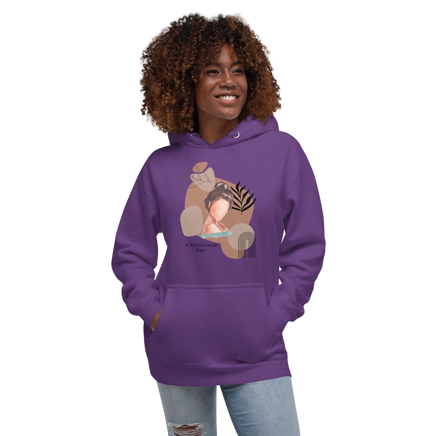Blind Signal Hoodie - Left Placement by R.A. Apparel, image 15, front view, Team Royal, size L, left placement.