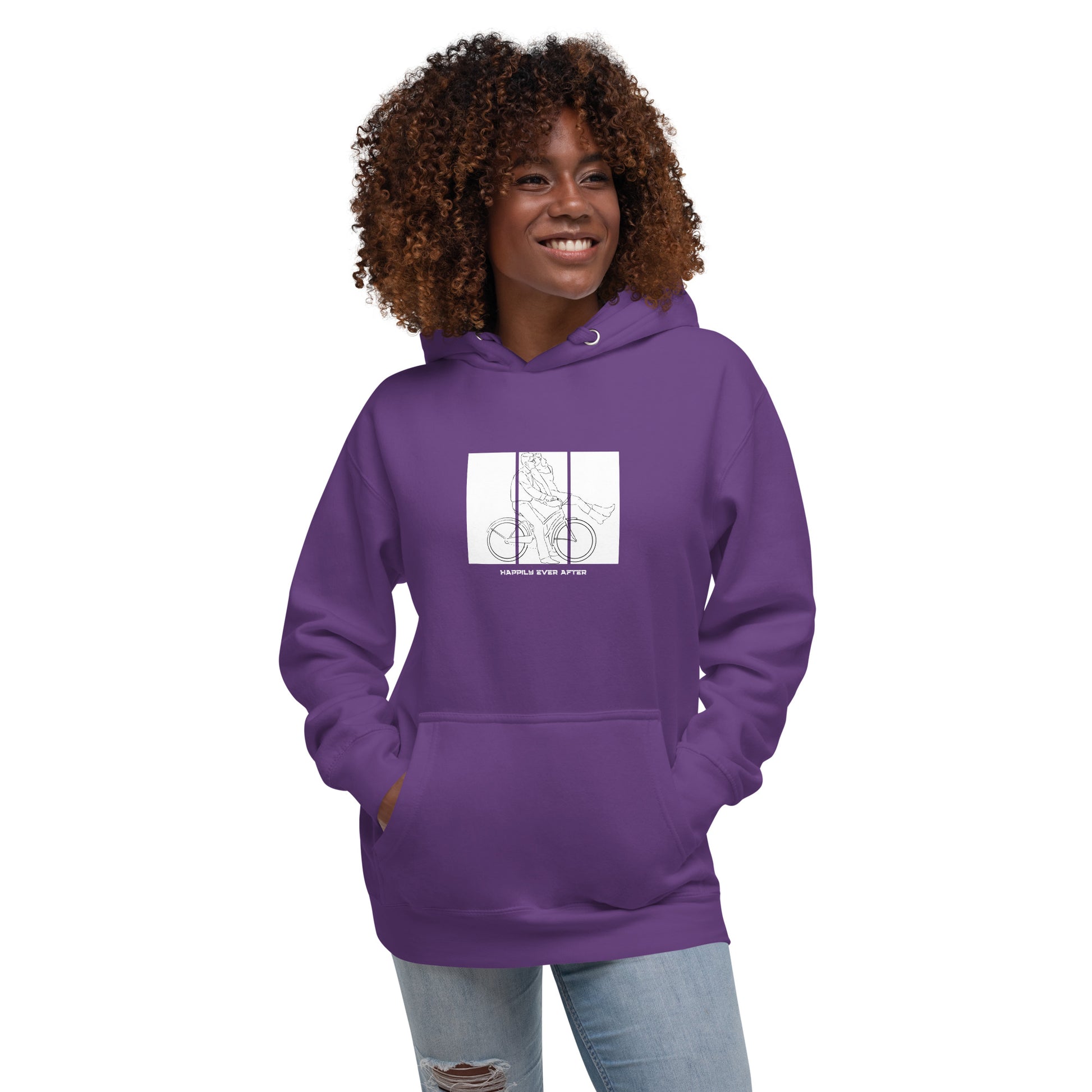 Ever After Hoodie - Left Placement product image 37 in Forest Green, size S, with front view and left placement.