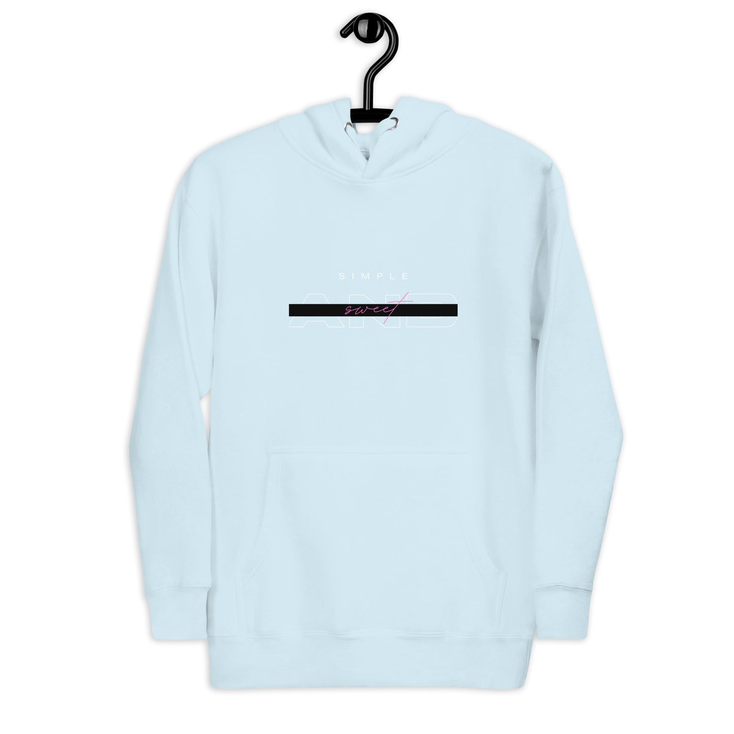 Sweet Minimal Hoodie - Left Placement by R.A. Apparel, image 25, front view, Team Royal, size S, left placement.