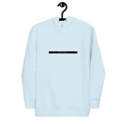 Sweet Minimal Hoodie - Left Placement by R.A. Apparel, image 25, front view, Team Royal, size S, left placement.