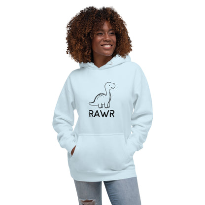 Wild Call Hoodie - Left Placement by R.A. Apparel, image 17, front view, Team Royal, size 2XL, left placement.
