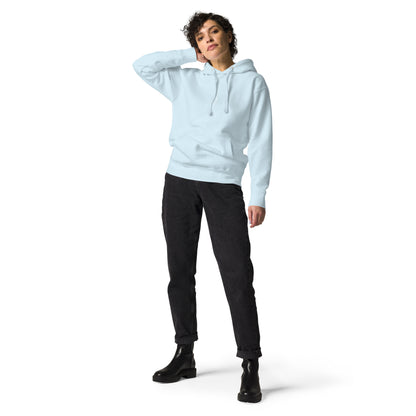 Solmane Hoodie - Left Placement by R.A. Apparel, image 19, front view, Charcoal Heather, size XL, left placement.