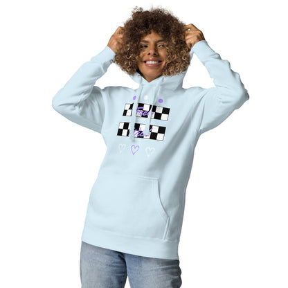 Freeborne Hoodie - Left Placement image 28 in Purple, size XL, showing front view for the Free Spirits design.