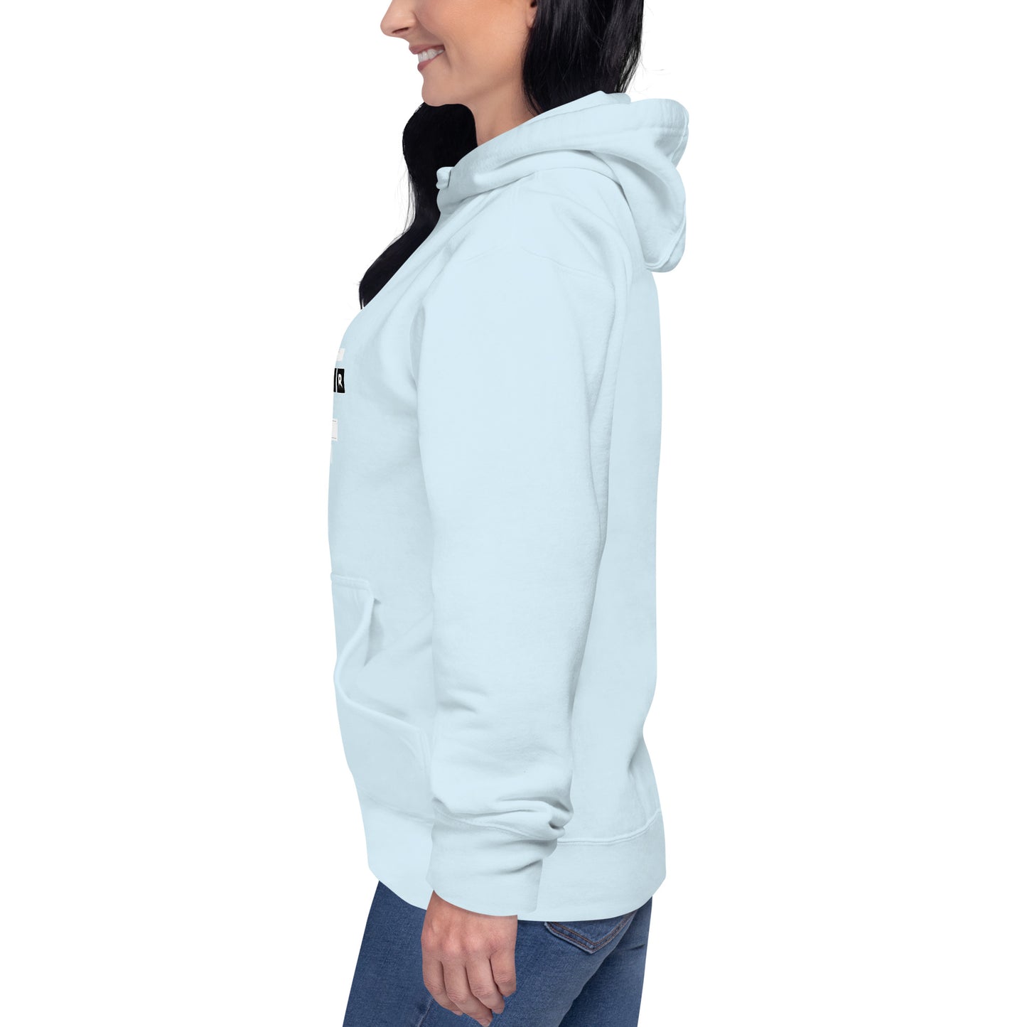 Impact Form Hoodie - Left Placement image 71: Carbon Grey version, size 2XL with left-side angle of the Shape Lives range.