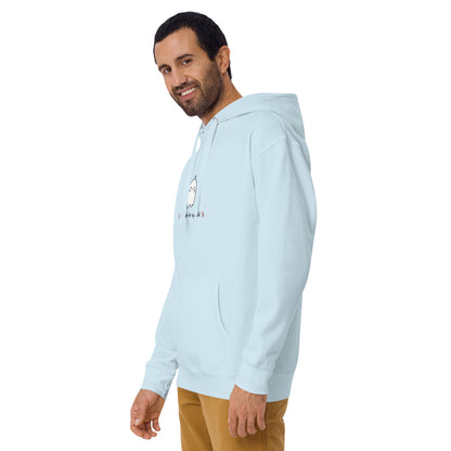 Cute Haunt Hoodie - Left Placement product image 43 in Forest Green, size S, with front view, left-side angle and left placement.