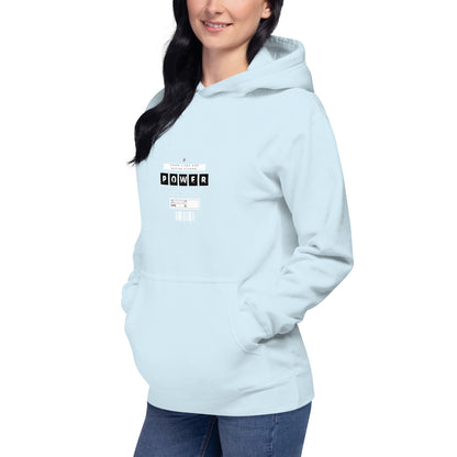 Impact Form Hoodie - Left Placement image 72 in Carbon Grey, size 3XL, showing front view, left-side angle for the Shape Lives design.