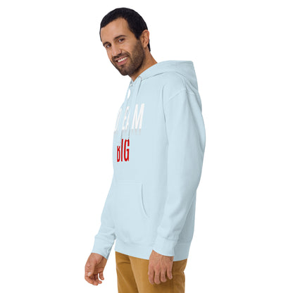 Skyline Dream Hoodie - Left Placement image 39 in Forest Green, size XL, showing front view, left-side angle for the Dream Big design.