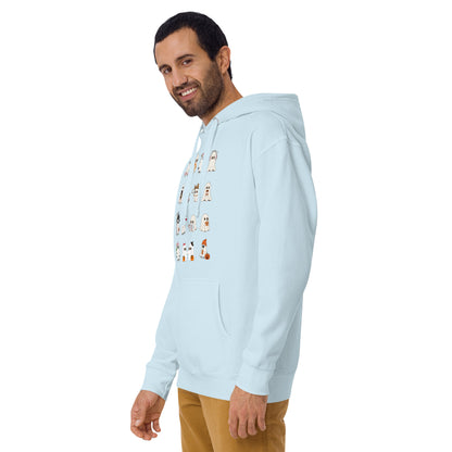 Spectral Hoodie - Left Placement image 43: Forest Green version, size S with front view, left-side angle of the Ghosts range.