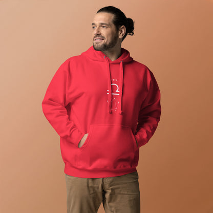 Balance Court Hoodie - Left Placement by R.A. Apparel, image 30, front view, Forest Green, size M, left placement.