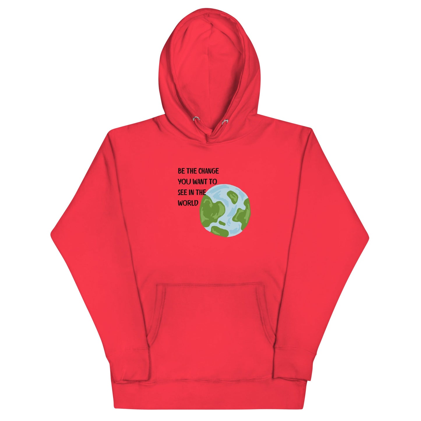 Change Signal Hoodie - Left Placement image 7: Vintage Black version, size M with front view of the Be the Change range.