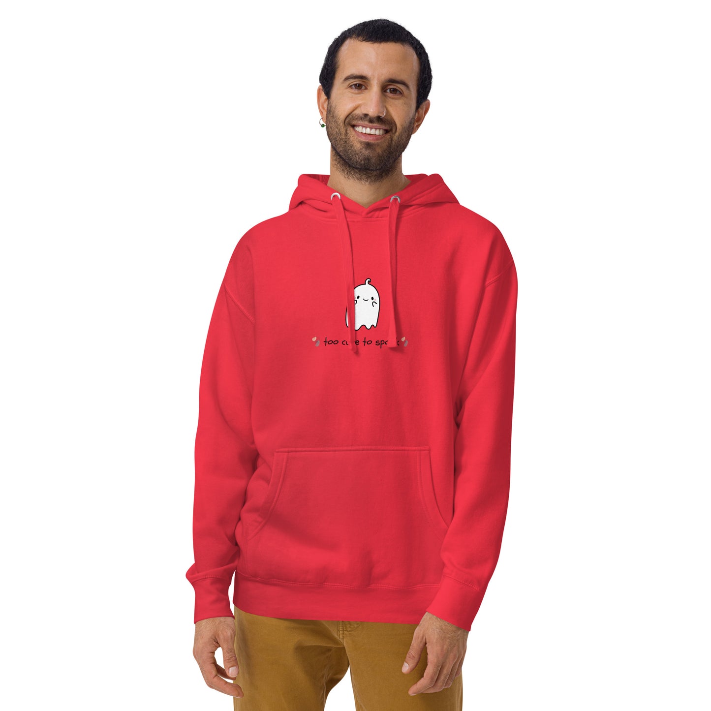 Cute Haunt Hoodie - Left Placement product image 53 in Military Green, size 2XL, with front view and left placement.