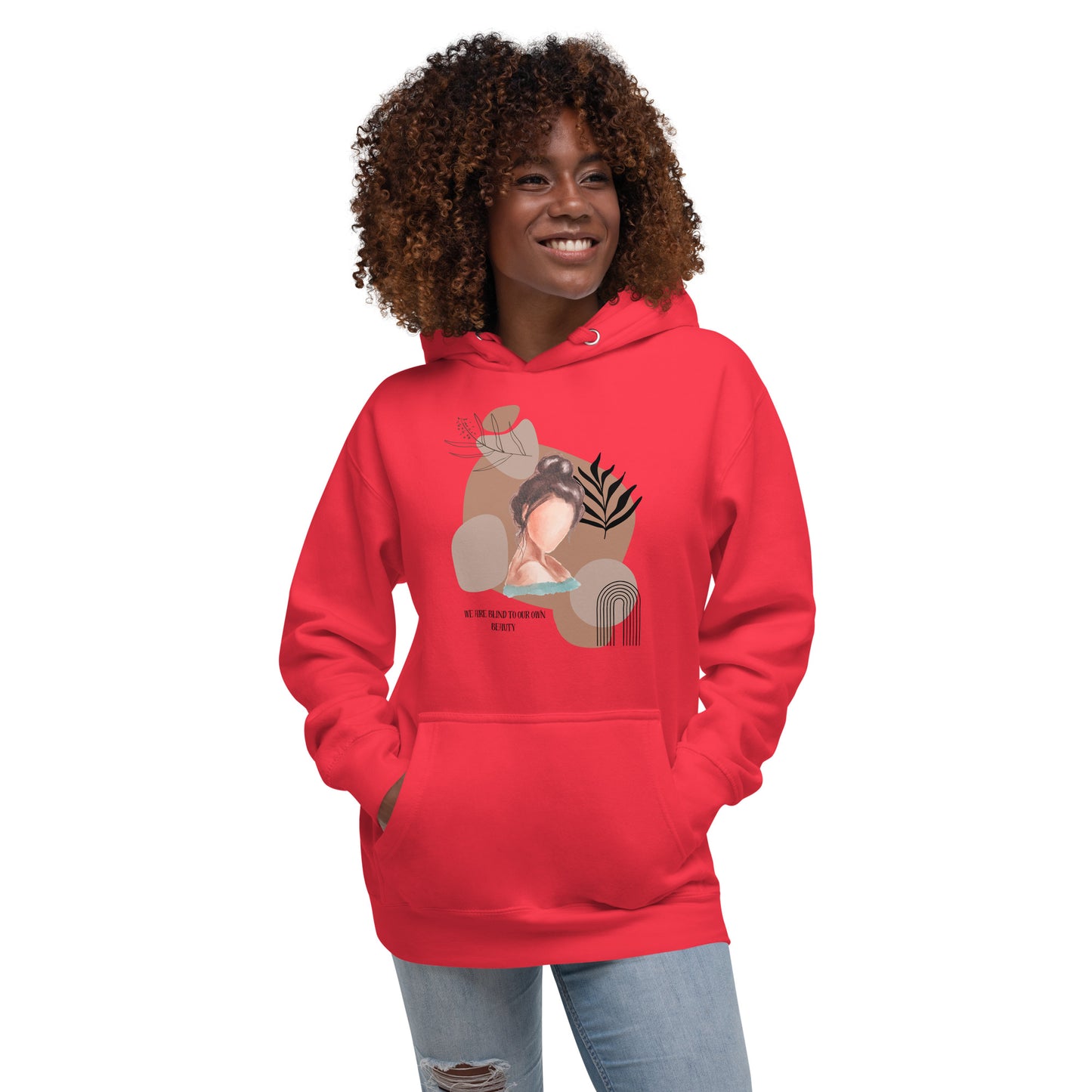 Blind Signal Hoodie - Left Placement product image 21 in Purple, size L, with front view and left placement.