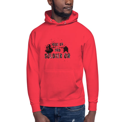 Fortitude Hoodie - Left Placement product image 26 in Team Royal, size M, with front view and left placement.
