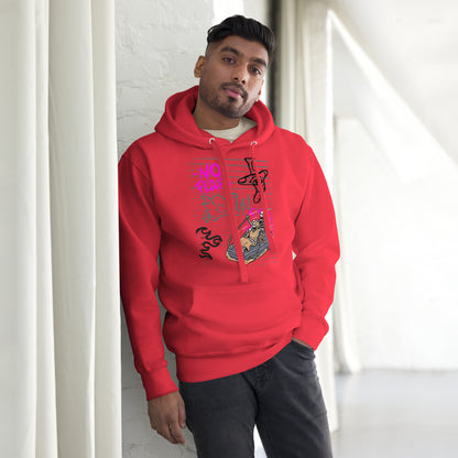 Fearless Hoodie - Left Placement image 27: Team Royal version, size M with front view of the No Fear range.