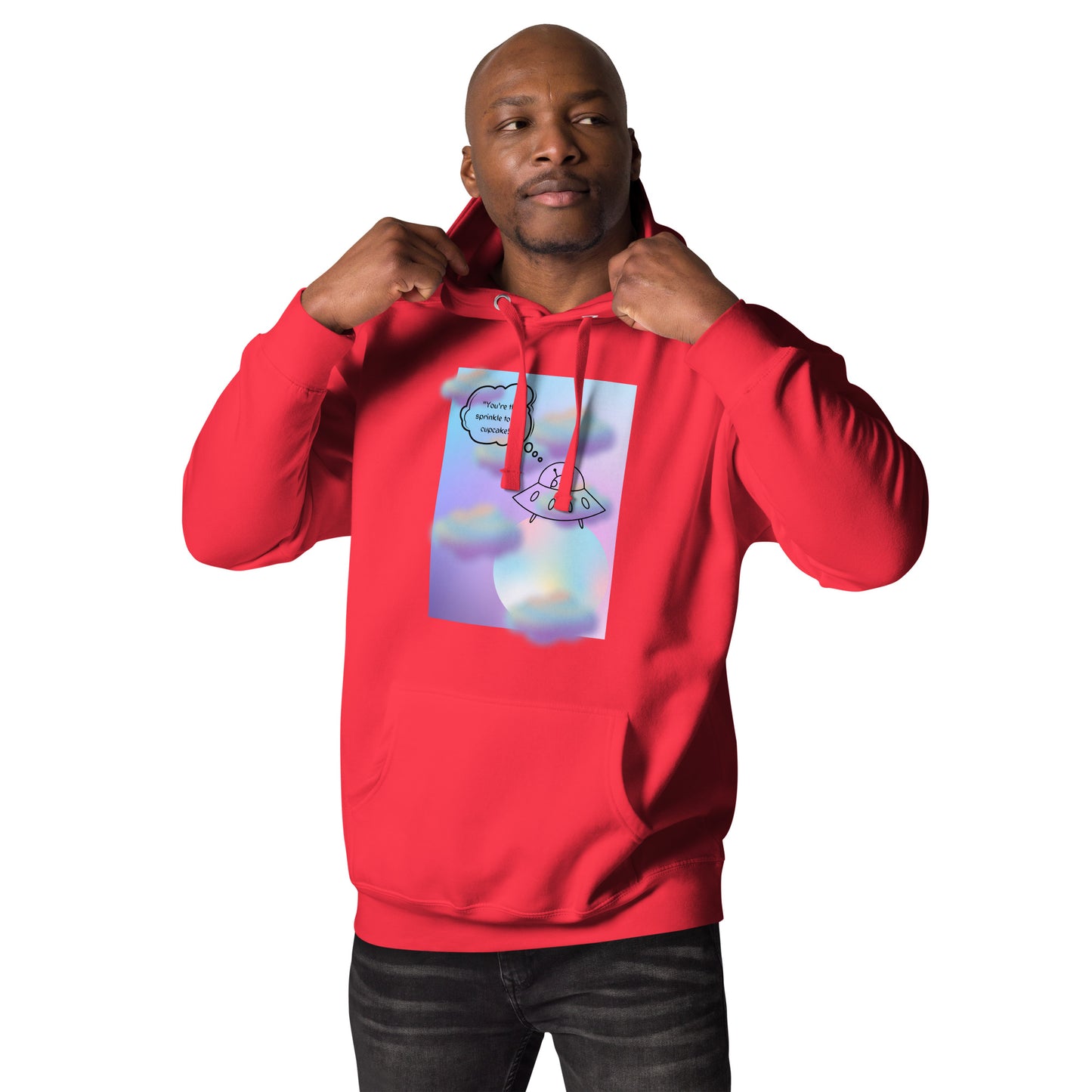 Sprinkle Theory Hoodie - Left Placement product image 27 in Vintage Black, size L, with front view and left placement.