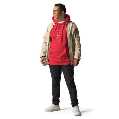 Twin Signal Hoodie - Left Placement product image 19 in Vintage Black, size L, with front view and left placement.