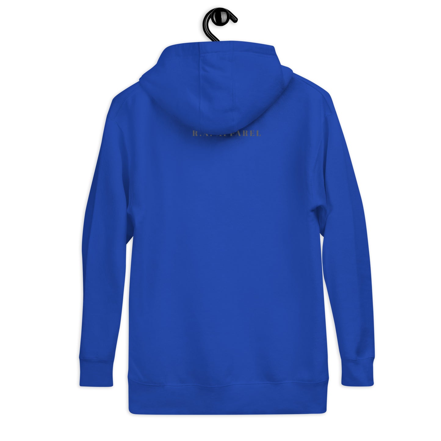 Sweet Minimal Hoodie - Left Placement image 21 in Vintage Black, size L, showing back view for the Simple and Sweet design.