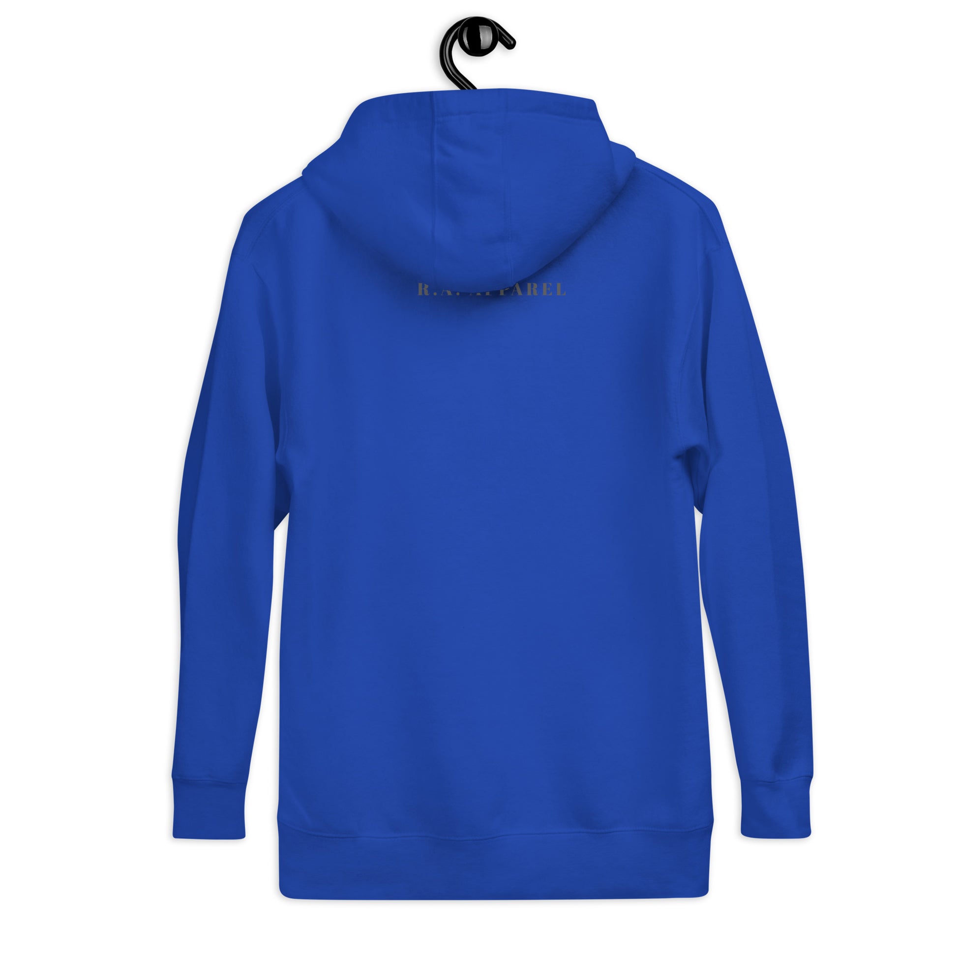 Sweet Minimal Hoodie - Left Placement image 21 in Vintage Black, size L, showing back view for the Simple and Sweet design.