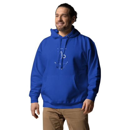 Montaire Hoodie image 17: Charcoal Heather version, size M with front view, left-side angle of the Capricorn range.