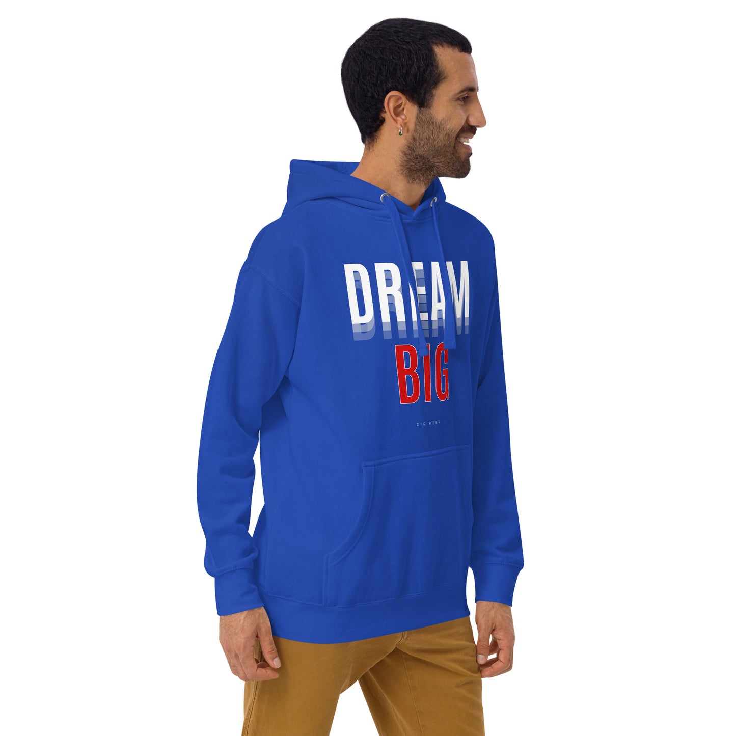 Skyline Dream Hoodie - Left Placement product image 32 in Purple, size M, with front view, right-side angle and left placement.