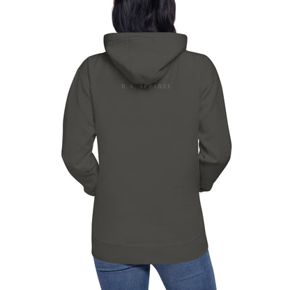 Grace Mark Hoodie - Left Placement image 38 in Purple, size M, showing back view for the Blessed design.