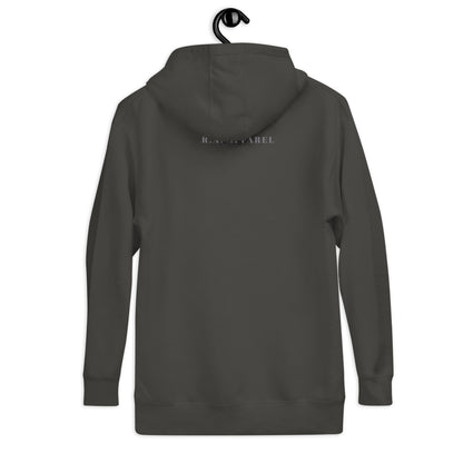 Image 33 of Purple Sweet Minimal Hoodie - Left Placement, size L, with Simple and Sweet artwork visible in back view.