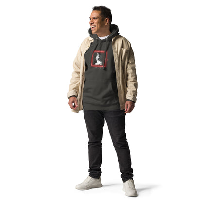 Saiko Hoodie - Left Placement by R.A. Apparel, image 25, front view, Vintage Black, size S, left placement.
