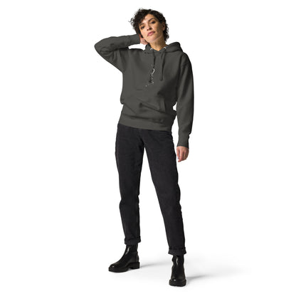 Solmane Hoodie - Left Placement image 23: Vintage Black version, size L with front view of the Leo range.
