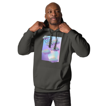 Sprinkle Theory Hoodie - Left Placement image 25 in Vintage Black, size S, showing front view for the You're the Sprinkle to My Cupcake design.