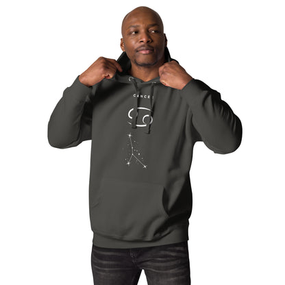 Moonhaven Hoodie product image 9 in Navy Blazer, size L, with front view and design placement.