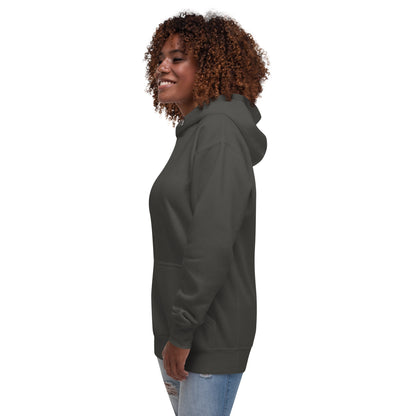 Image 51 of Sky Blue Growthline Hoodie - Left Placement, size L, with Growth artwork visible in front view, left-side angle.
