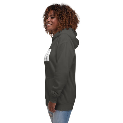 Ever After Hoodie - Left Placement image 51 in Team Red, size L, showing front view, left-side angle for the Happily Ever After design.