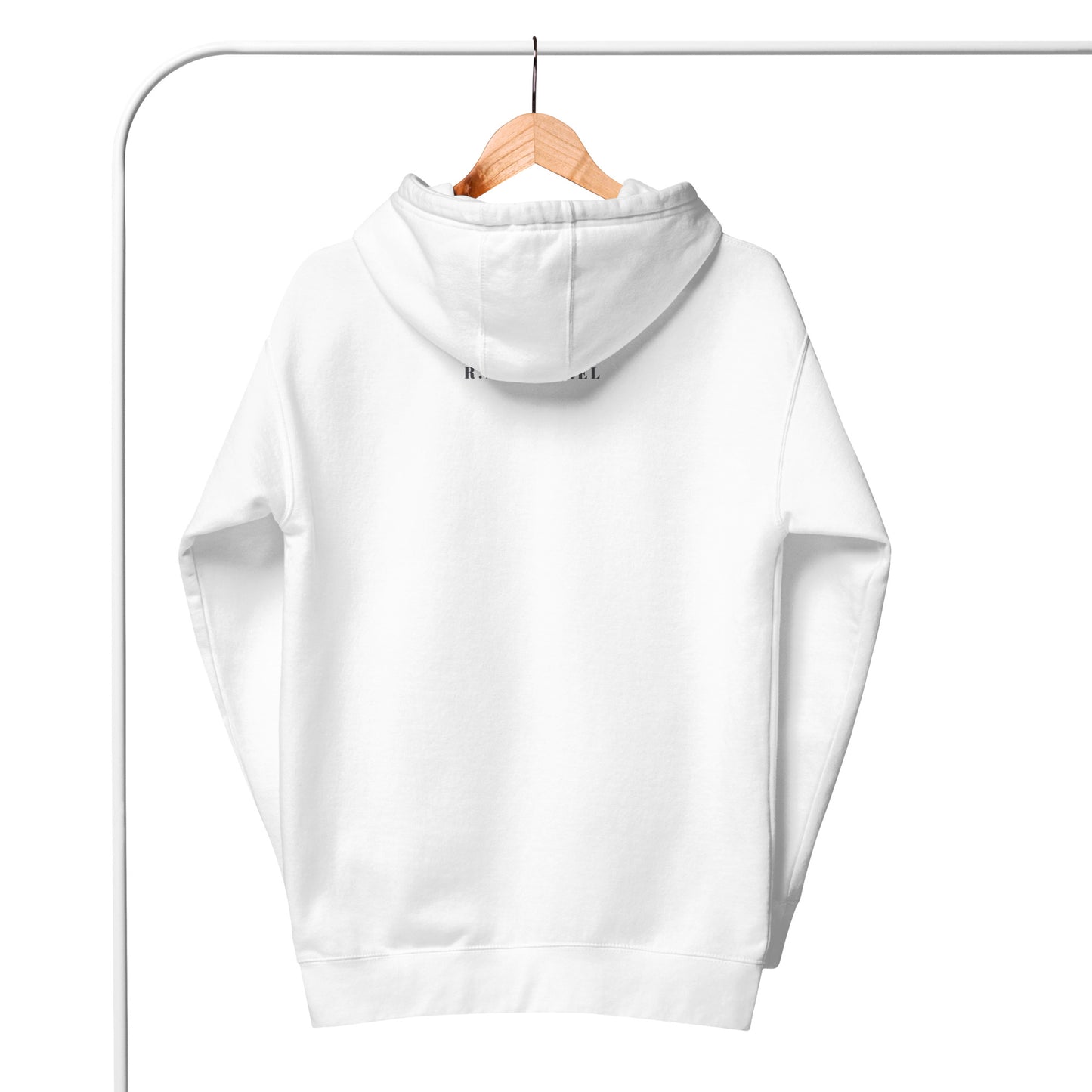 Farewell Bloom Hoodie - Left Placement product image 3 in Black, size L, with back view and left placement.