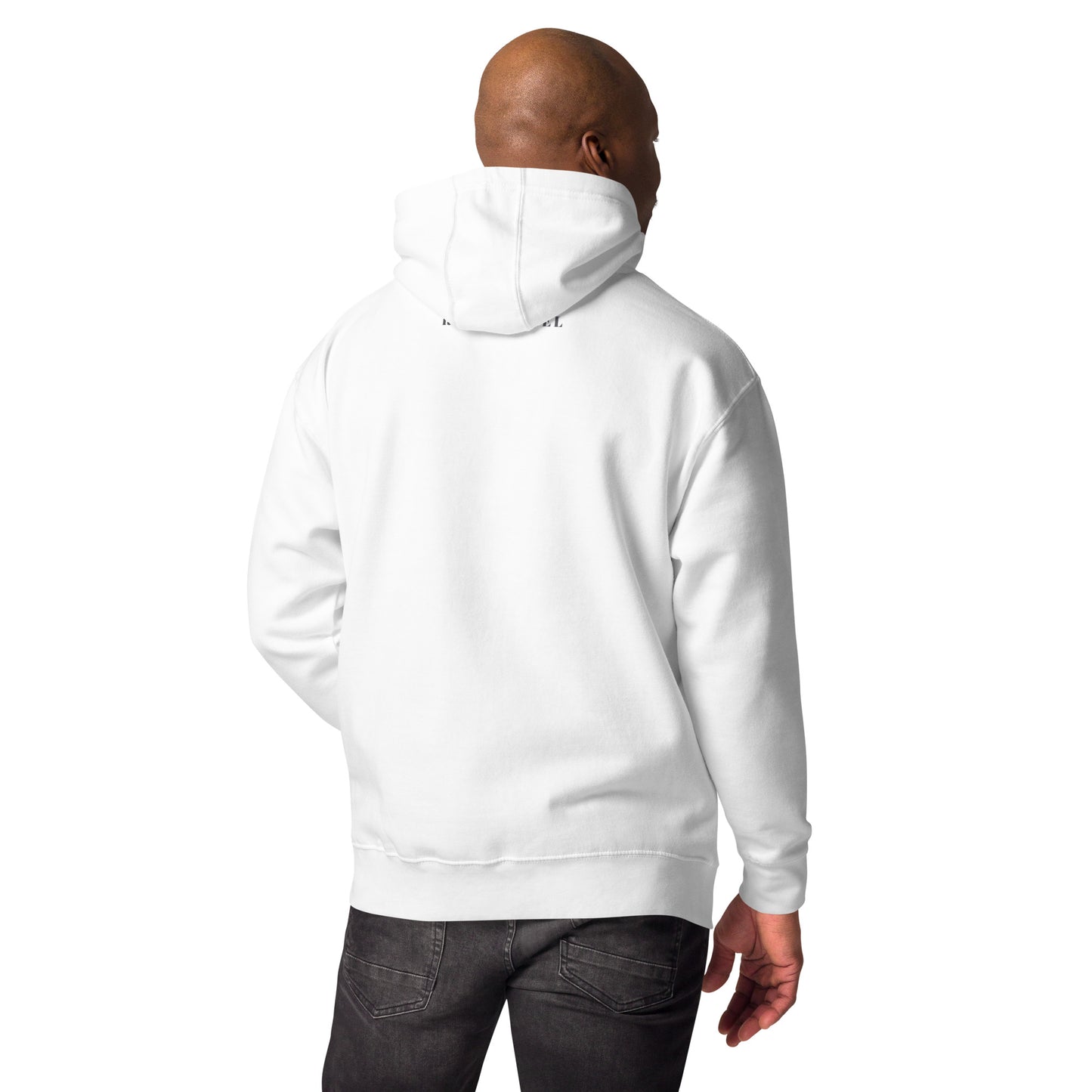 Little Haunts Hoodie - Left Placement image 2 in Black, size M, showing back view for the Ghosties 1 design.