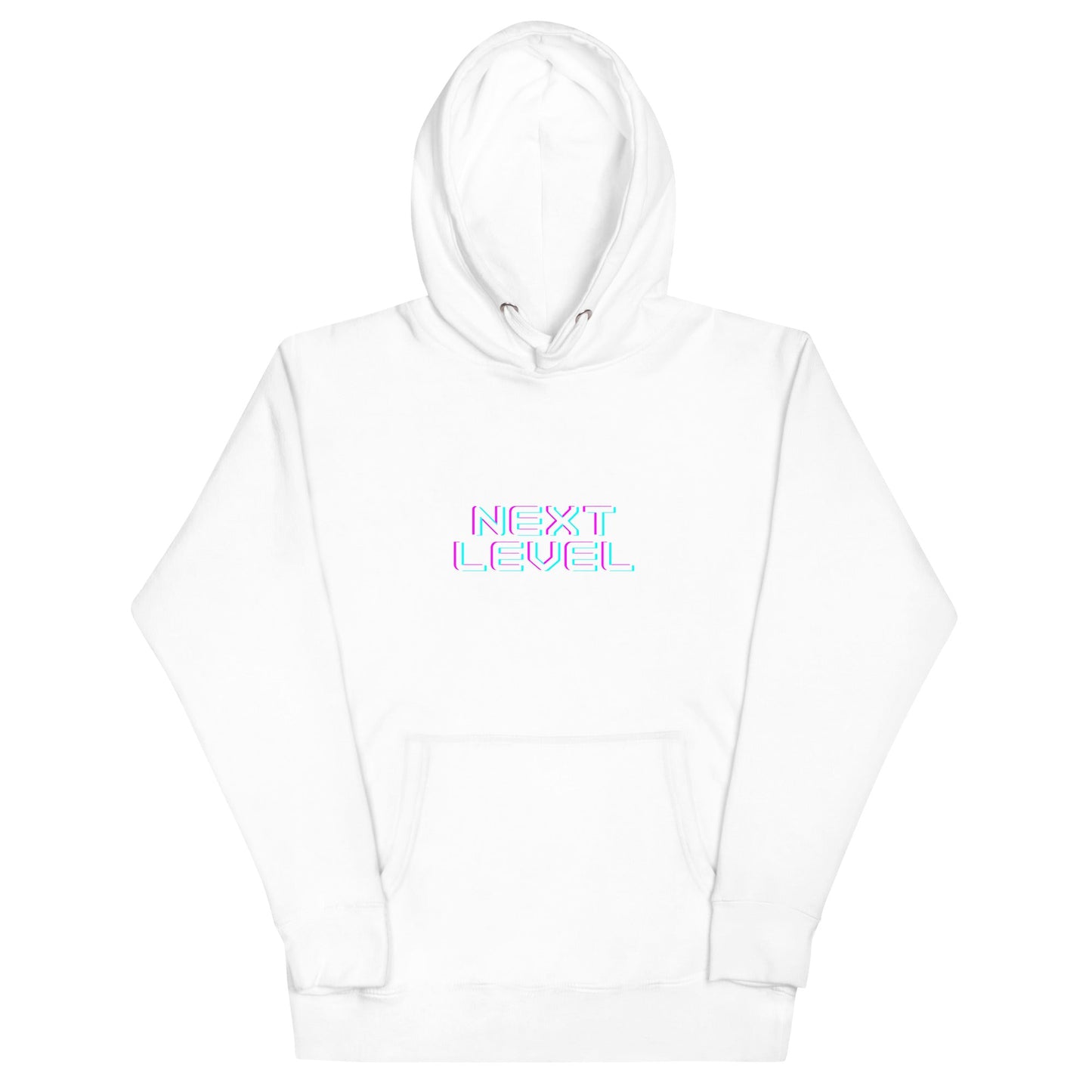 Image 13 of Maroon Ascender Hoodie - Left Placement, size S, with Next Level artwork visible in front view.