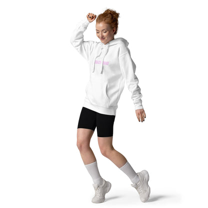 Image 1 of Black Noir Edge Hoodie - Left Placement, size S, with Elegant Edge artwork visible in front view.