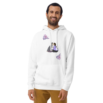 Image 1 of Black Heirloom Hoodie - Left Placement, size S, with Legacy artwork visible in front view.