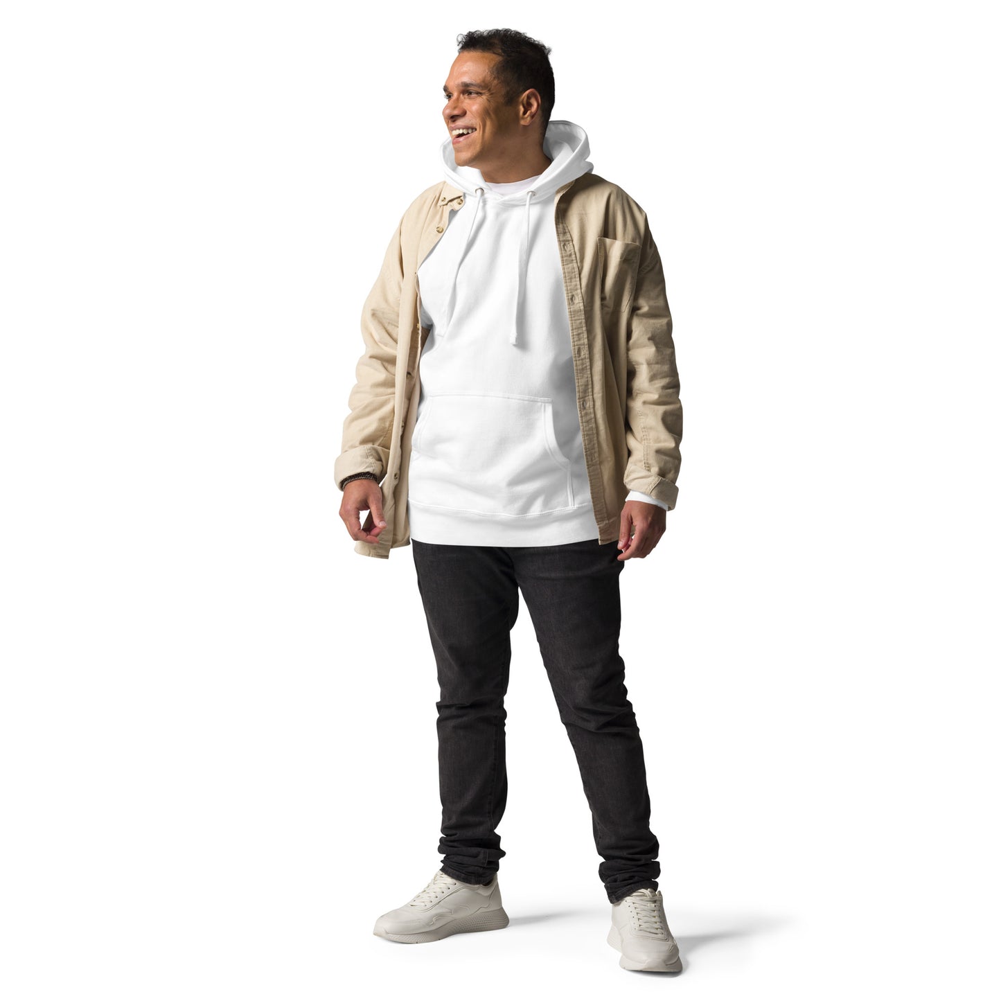 Twin Signal Hoodie - Left Placement image 45: Dusty Rose version, size S with front view of the Gemini range.