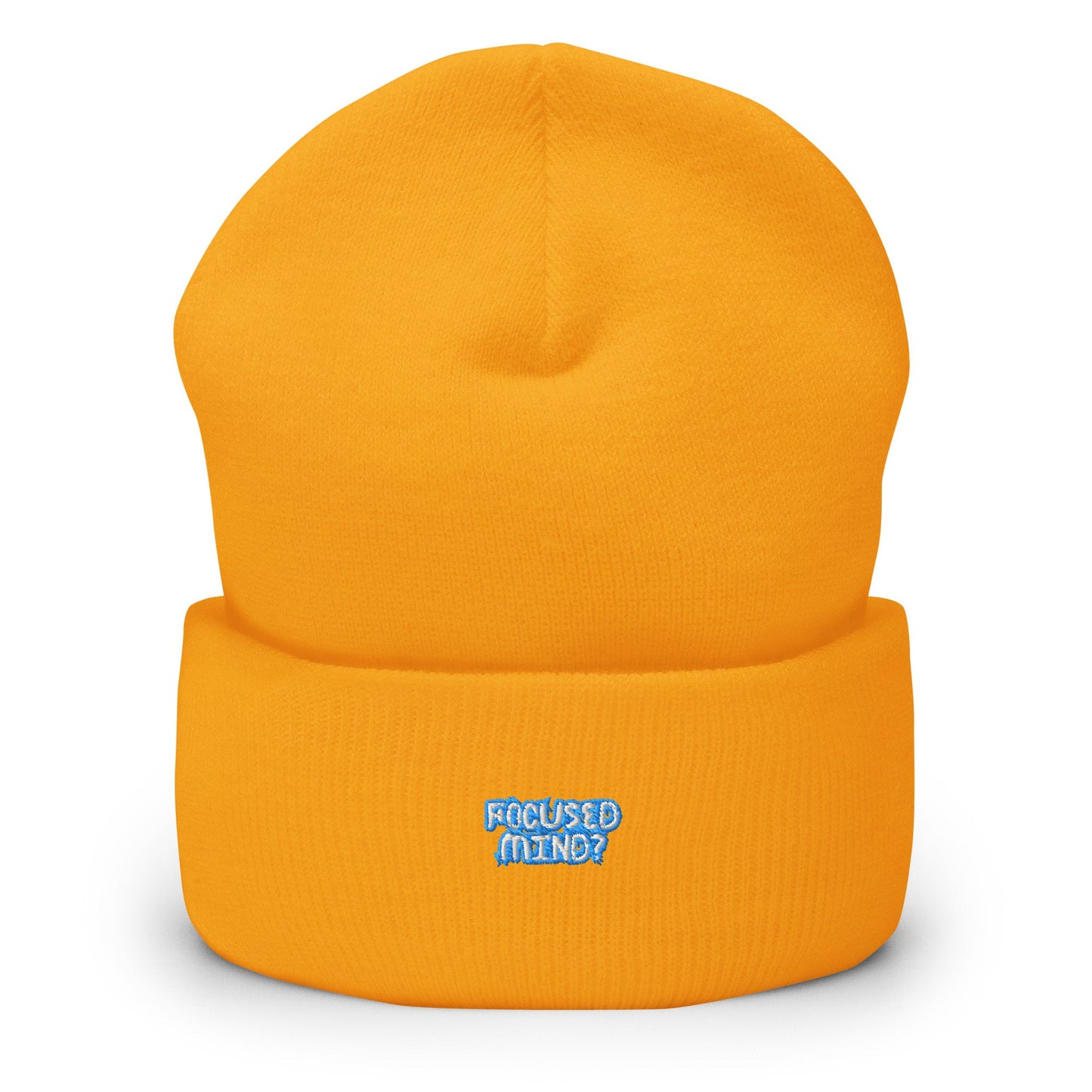 Mindstate Beanie - Left Placement product image 10 in Gold, with front view and left placement.