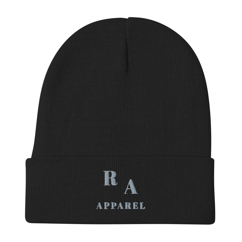 Timeless Beanie - Left Placement image 2: Navy version with front view of the Timeless range.