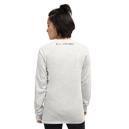 Limitless Men's Long Sleeve Shirt - Left Placement image 4: Black version, size XL with back view of the No Limits range.